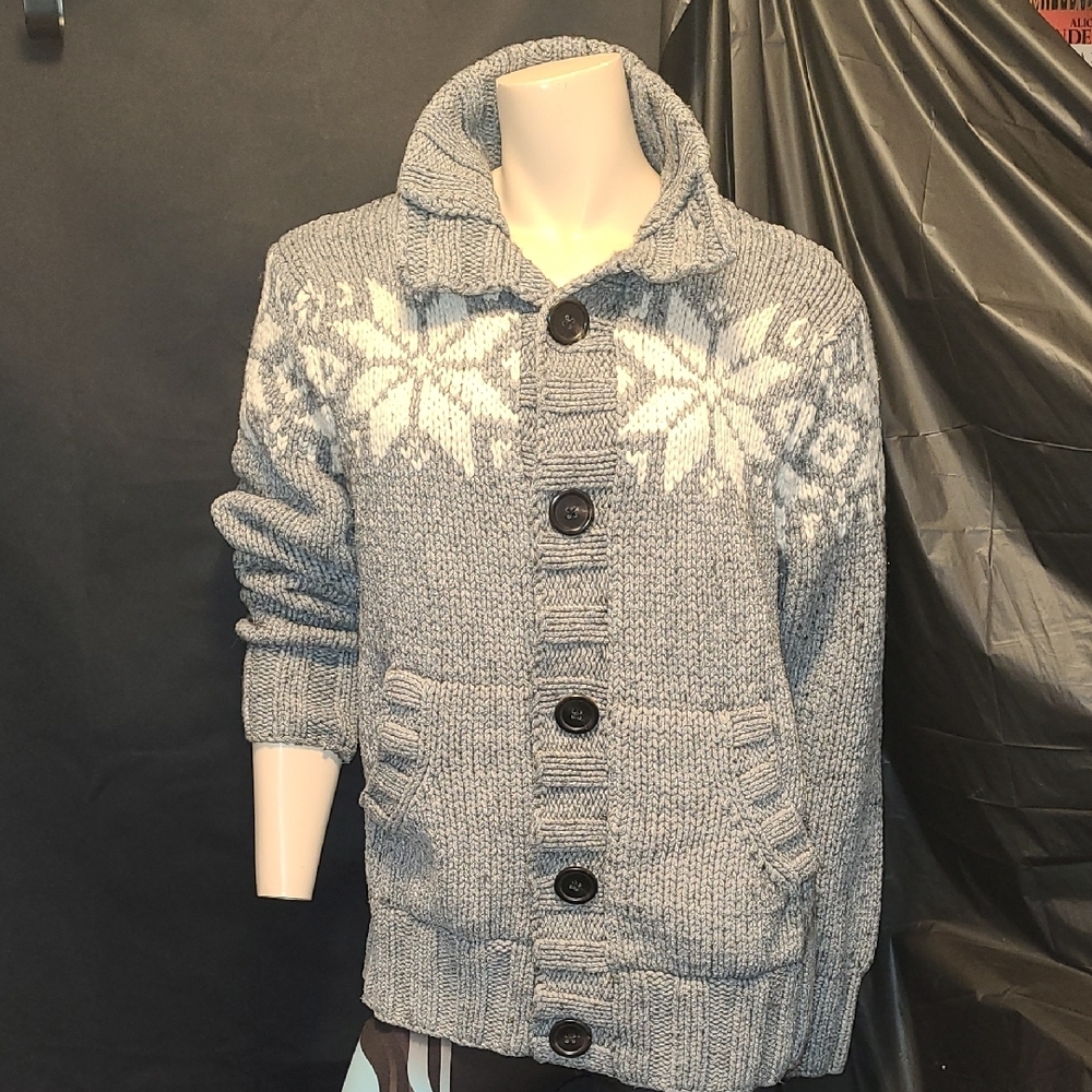 Aeropostale Gray Knit Sweater Label - L/G